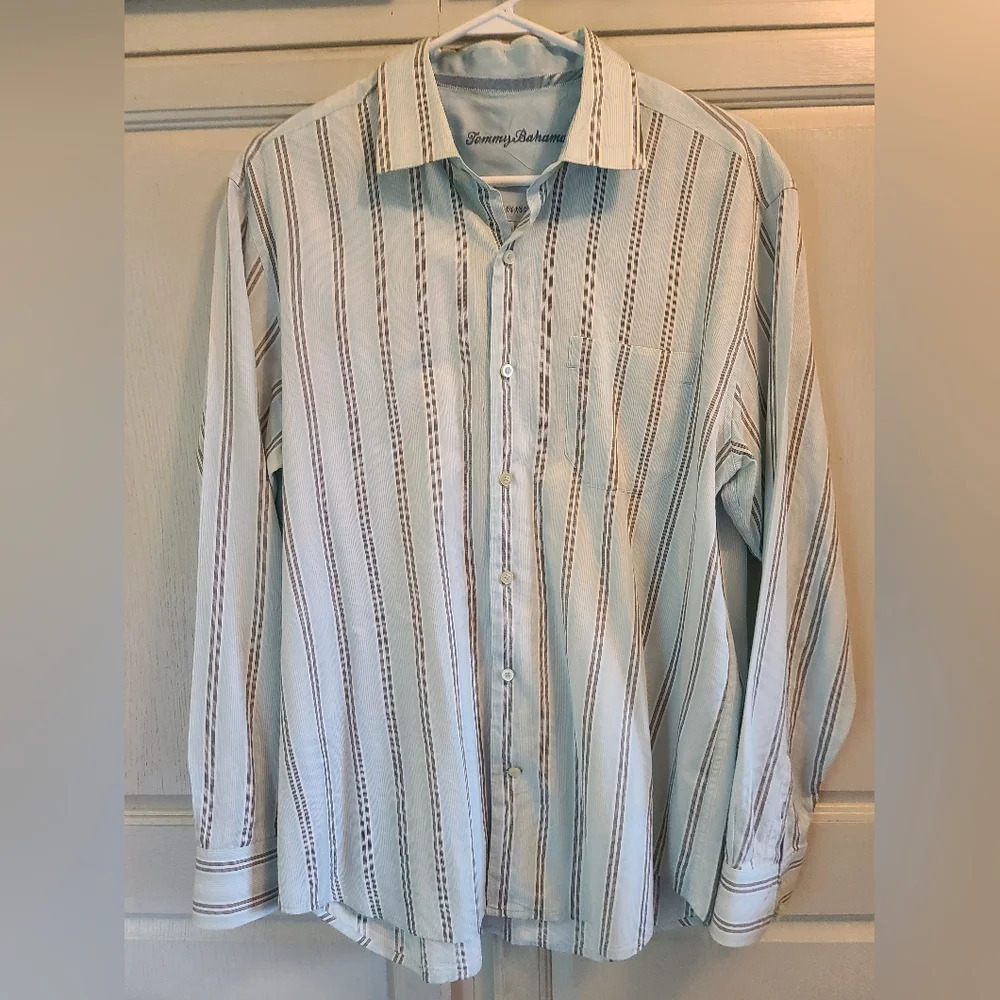 Tommy Bahama mens long sleeve shirt